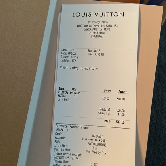 Louis Vuitton Micro Wallet - Picture 7 of 15